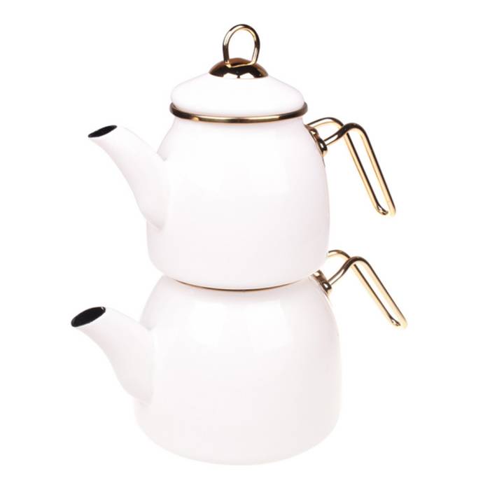 Tasev Sultani Teapot Set Cream