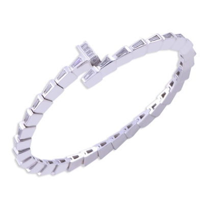 nusnus - 925 Sterling Silver Women's Silver Bracelet 20.9 gr