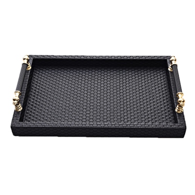 Decorium - Tray Rectangular 28*30 Cm Black M06101