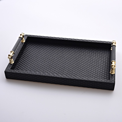 Tray Rectangular 28*30 Cm Black M06101 - Thumbnail