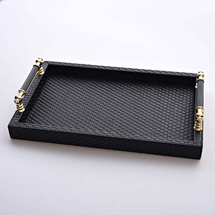 Tray Rectangular 28*30 Cm Black M06101