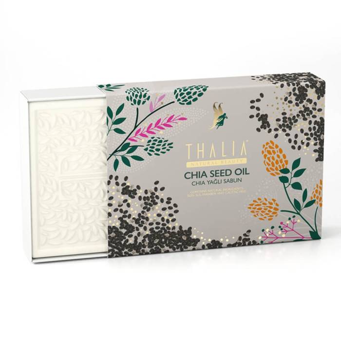 Thalia Hassas Ciltler için Akne & Sivilce Önleyici Chia Yağlı Doğal Katı Sabun 150 gr