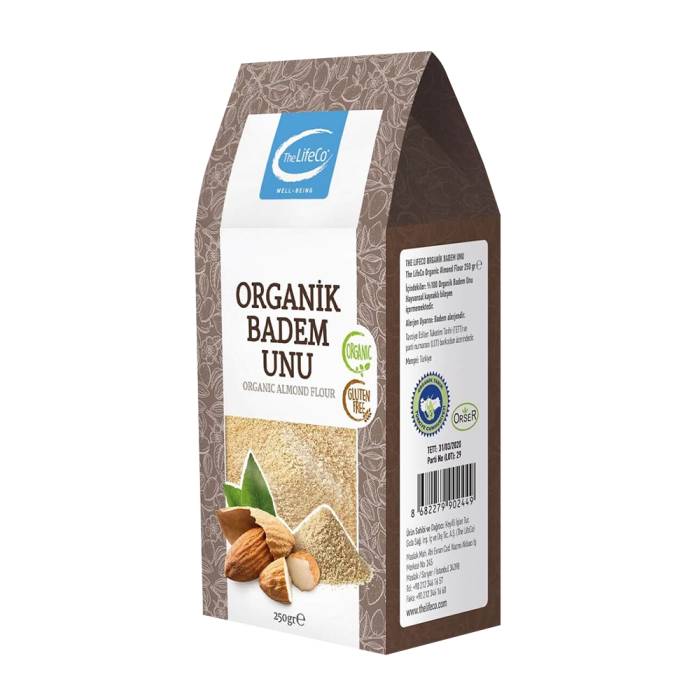 The LifeCo Organic Almond Flour 250 Gr