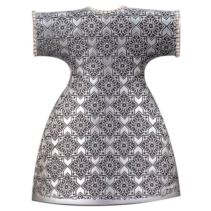 Nakkaş Zarif Kaftan Boytu (Orta Boy | Gümüş)