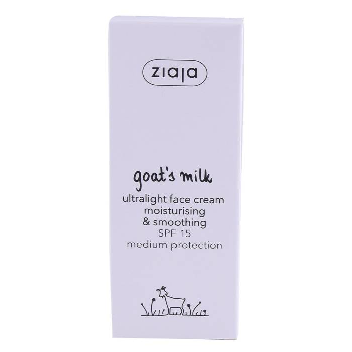 Ziaja Goat Milk Fast Absorbing Moisturizer Spf15 50ml