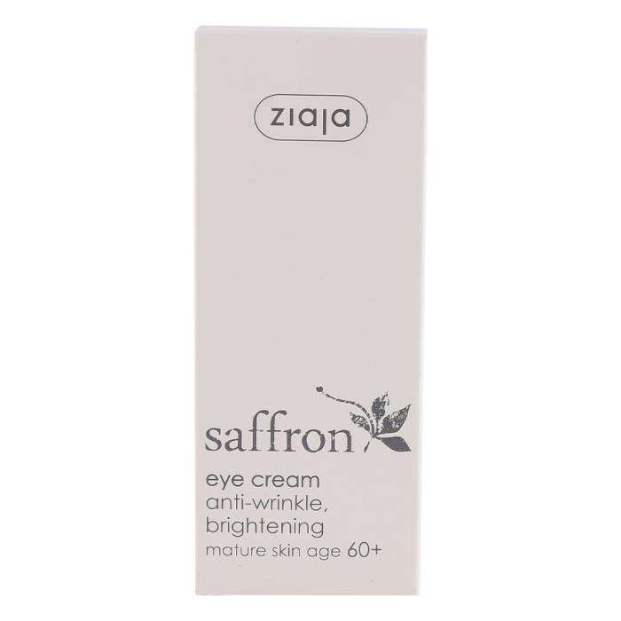 Ziaja Saffron Extract 60+ Anti-Wrinkle Brightening Eye Cream 15 ml